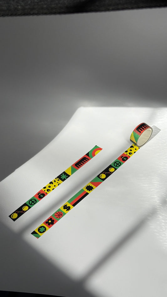 Rad pattern washi tape