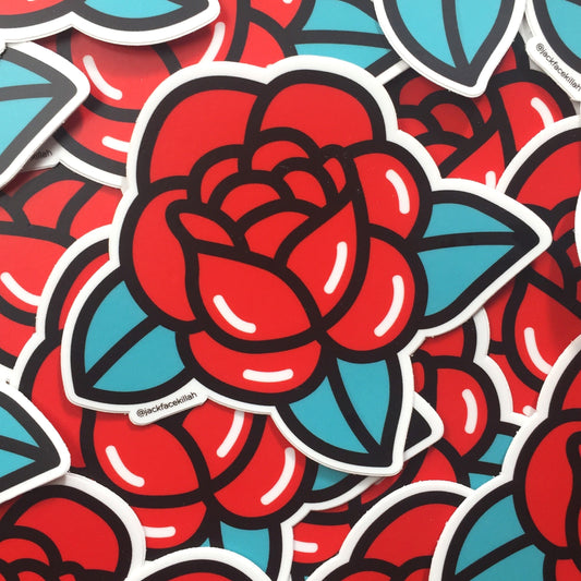 Rose sticker