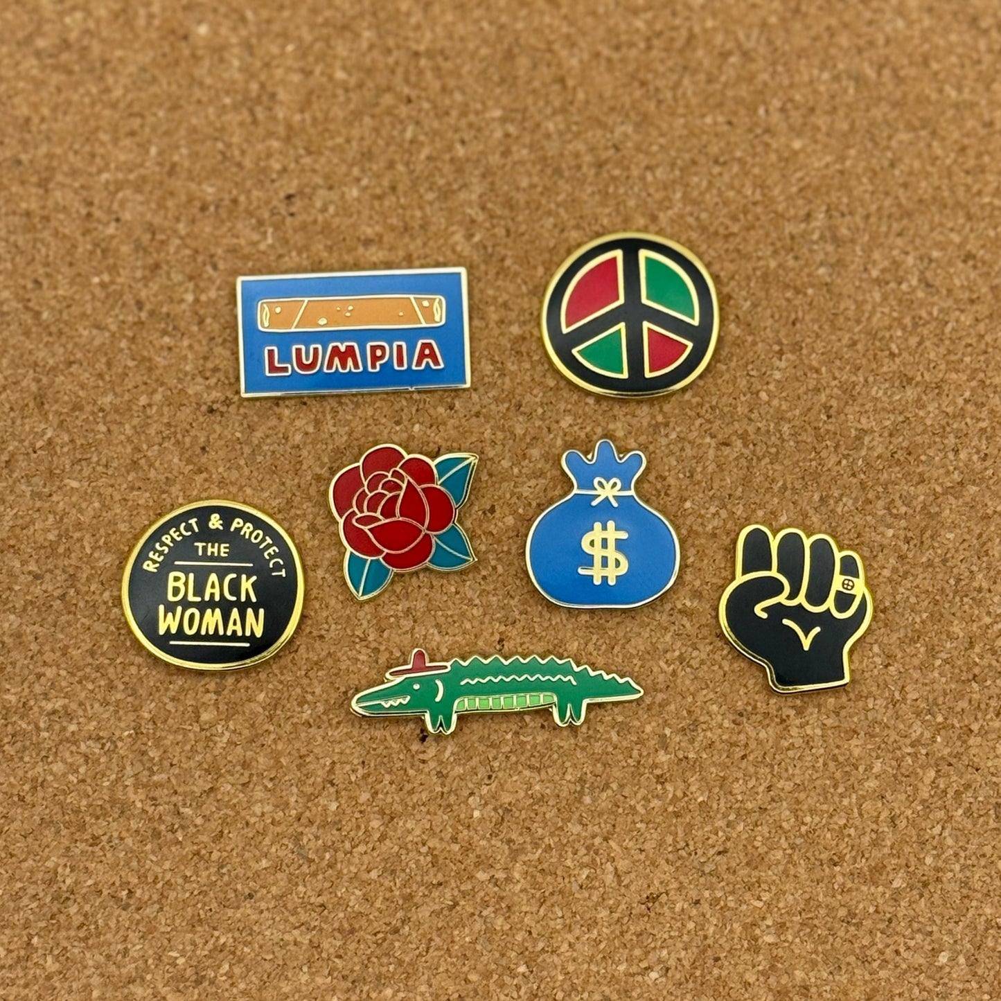 Peace lapel pin