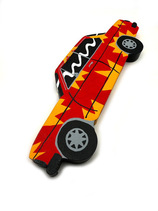 Bimmer red woodcut