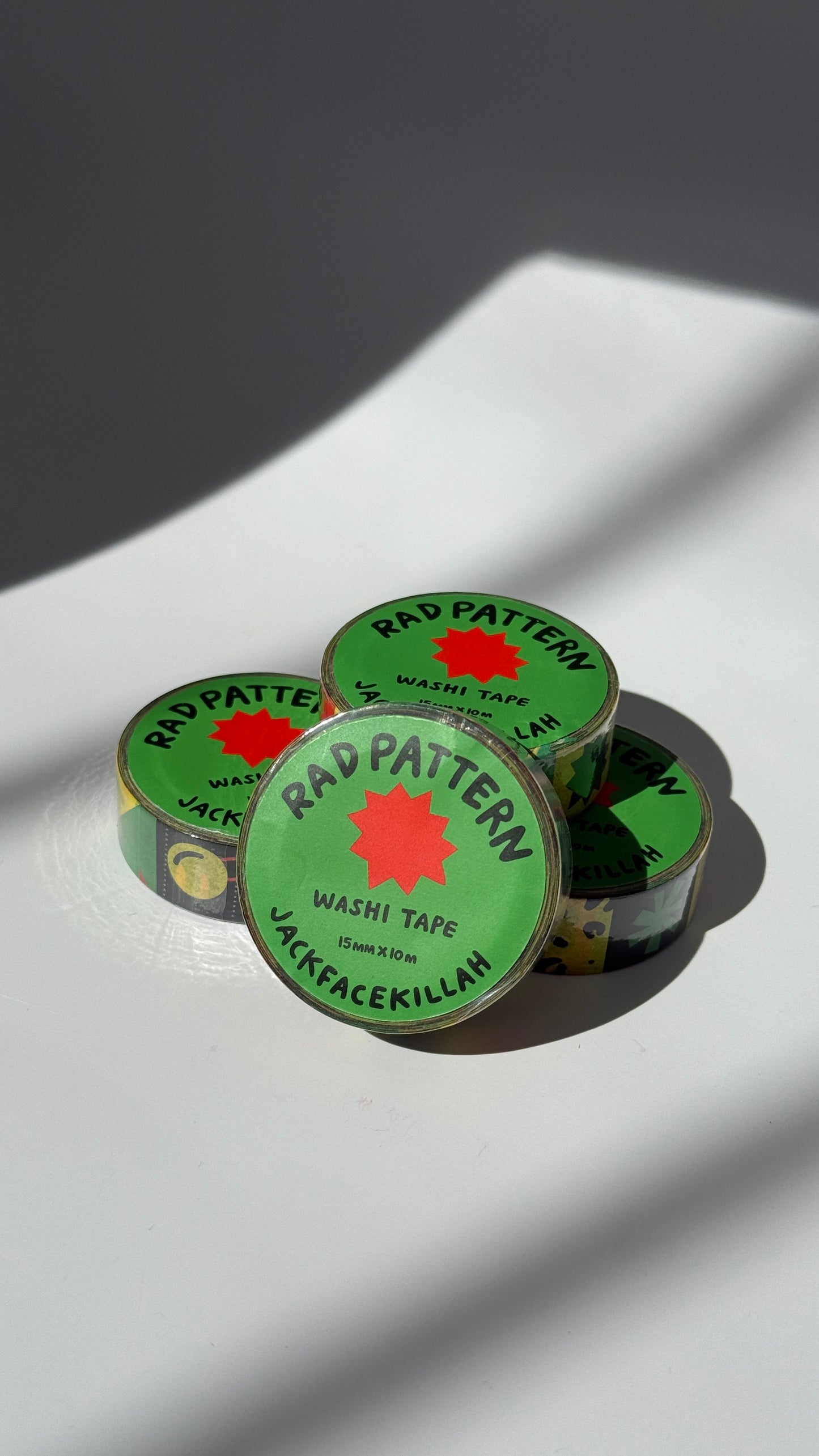 Rad pattern washi tape