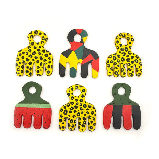 Ceramic afro pick