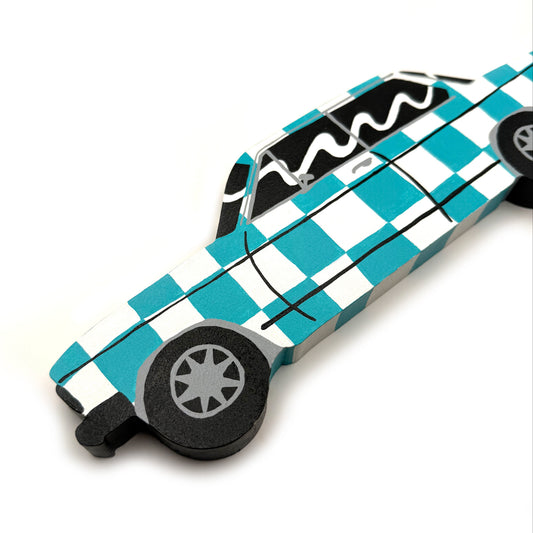 Bimmer blue woodcut