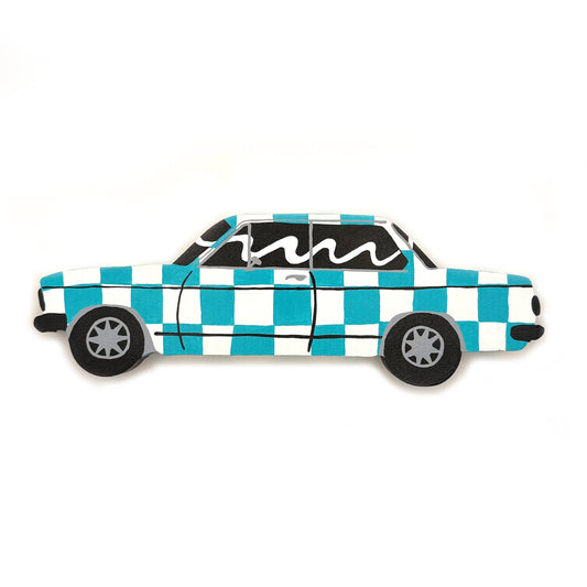Bimmer blue woodcut