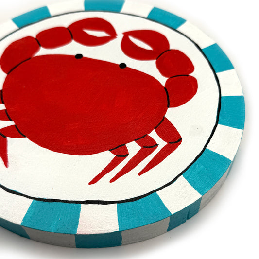 Crab woodcut