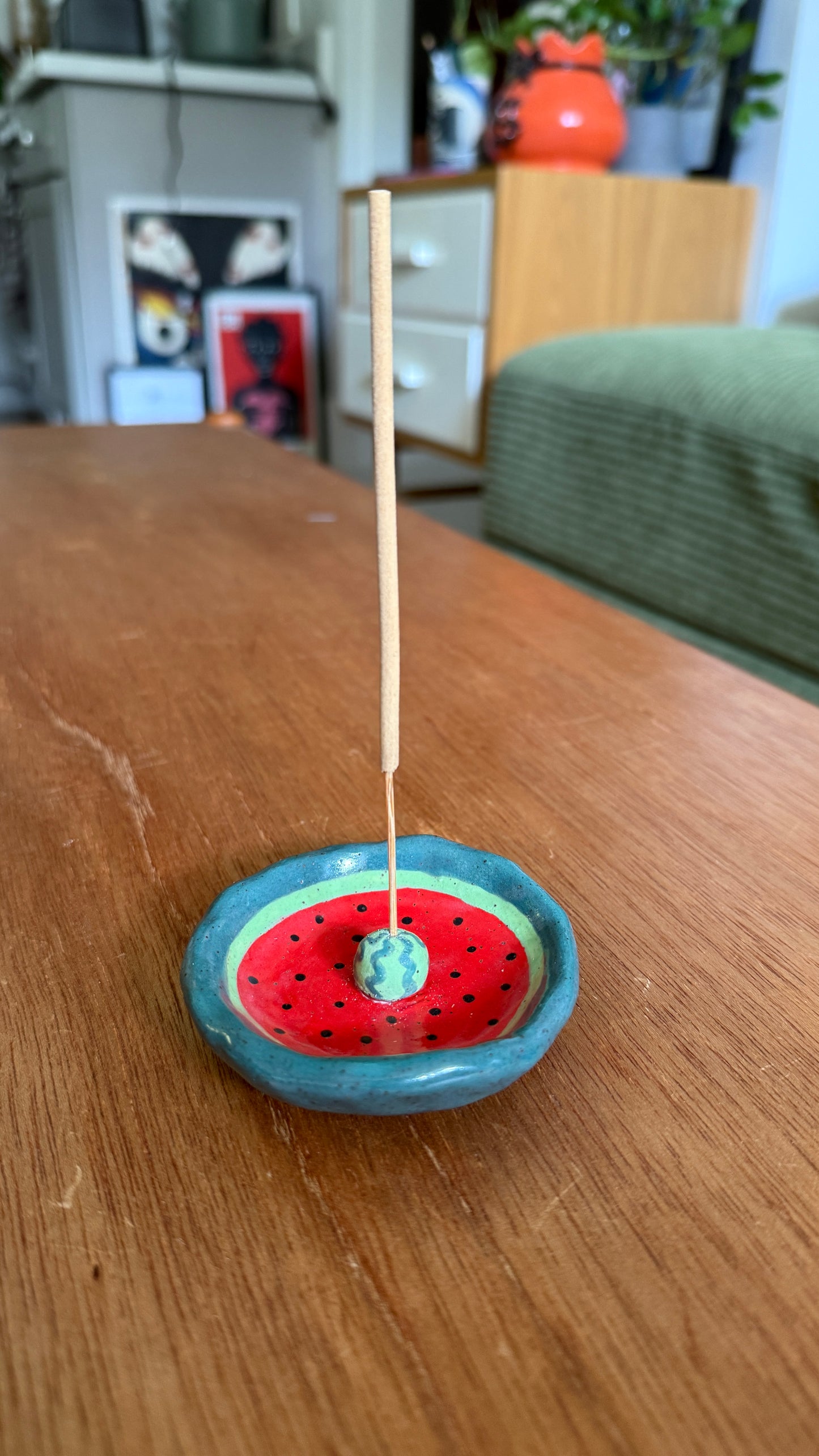 Watermelon incense holder *seconds*