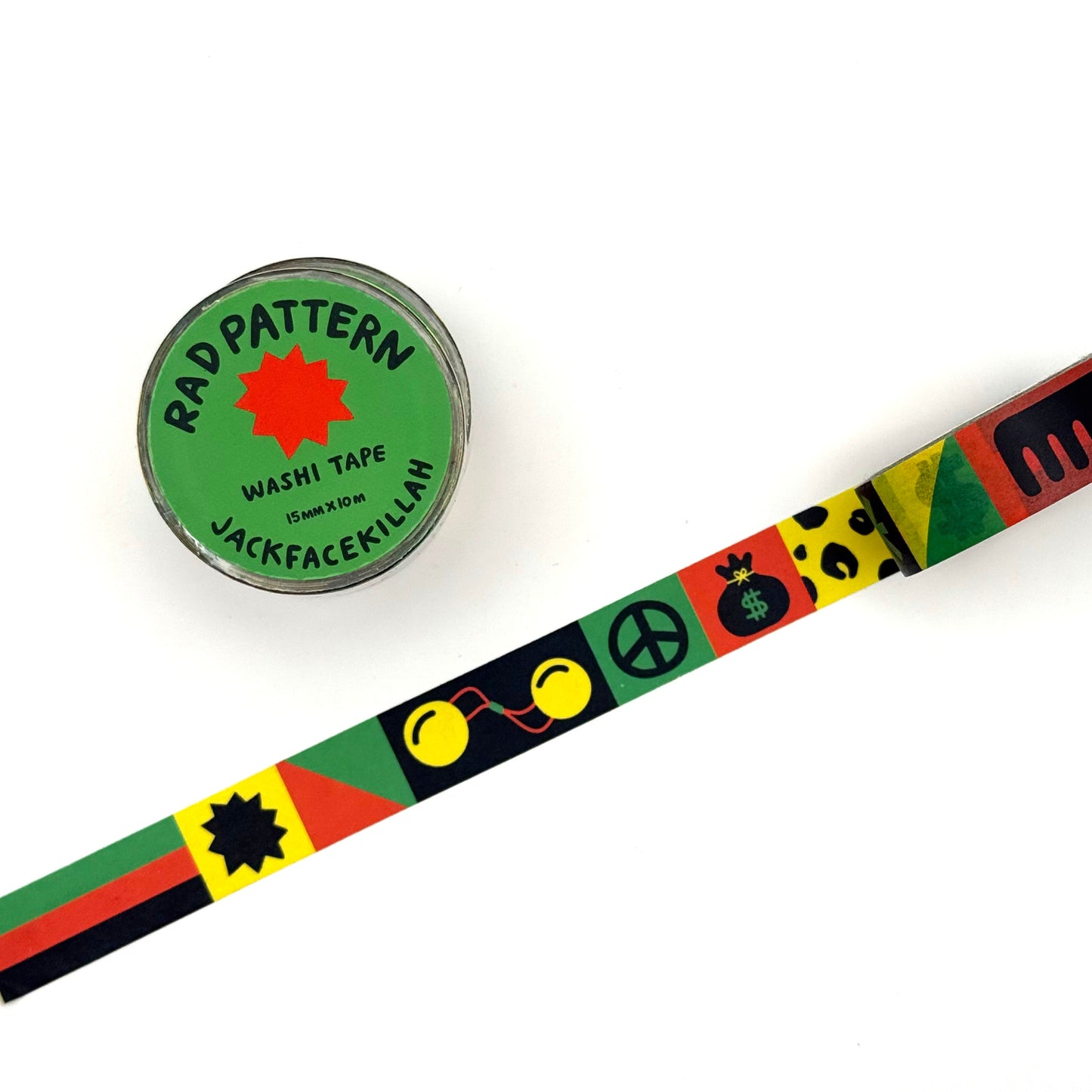 Rad pattern washi tape