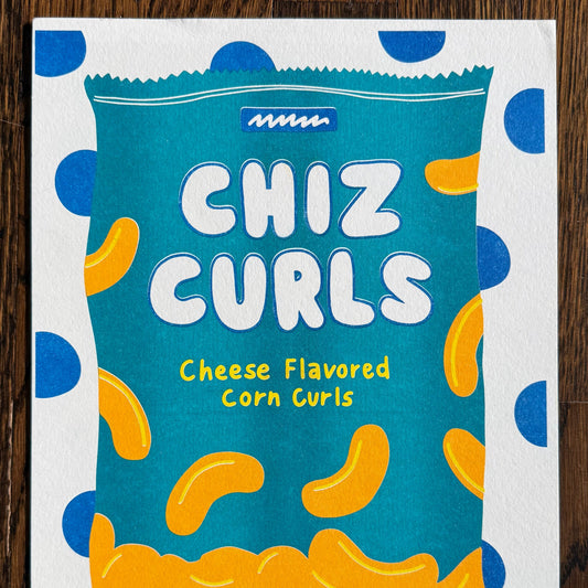 Chiz curls print