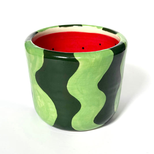 Ceramic watermelon cup