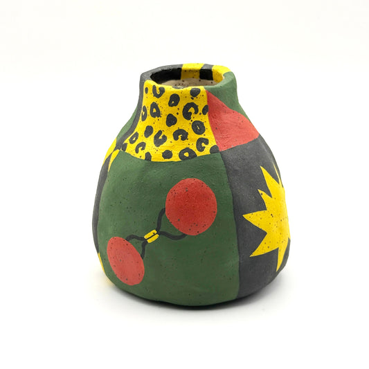 Ceramic patchwork budvase
