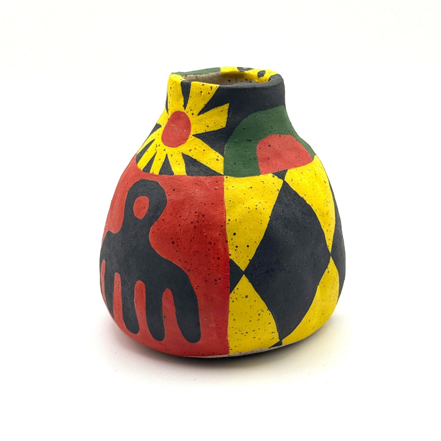 Ceramic patchwork budvase