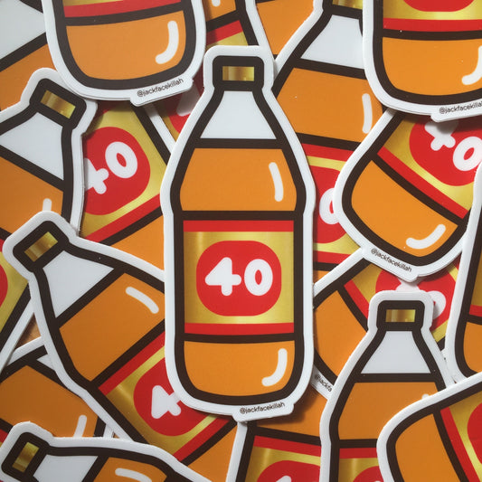 40 oz sticker