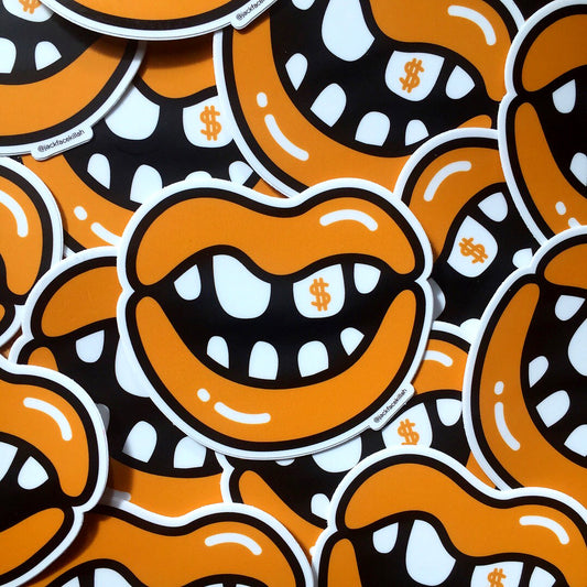 Mouth sticker