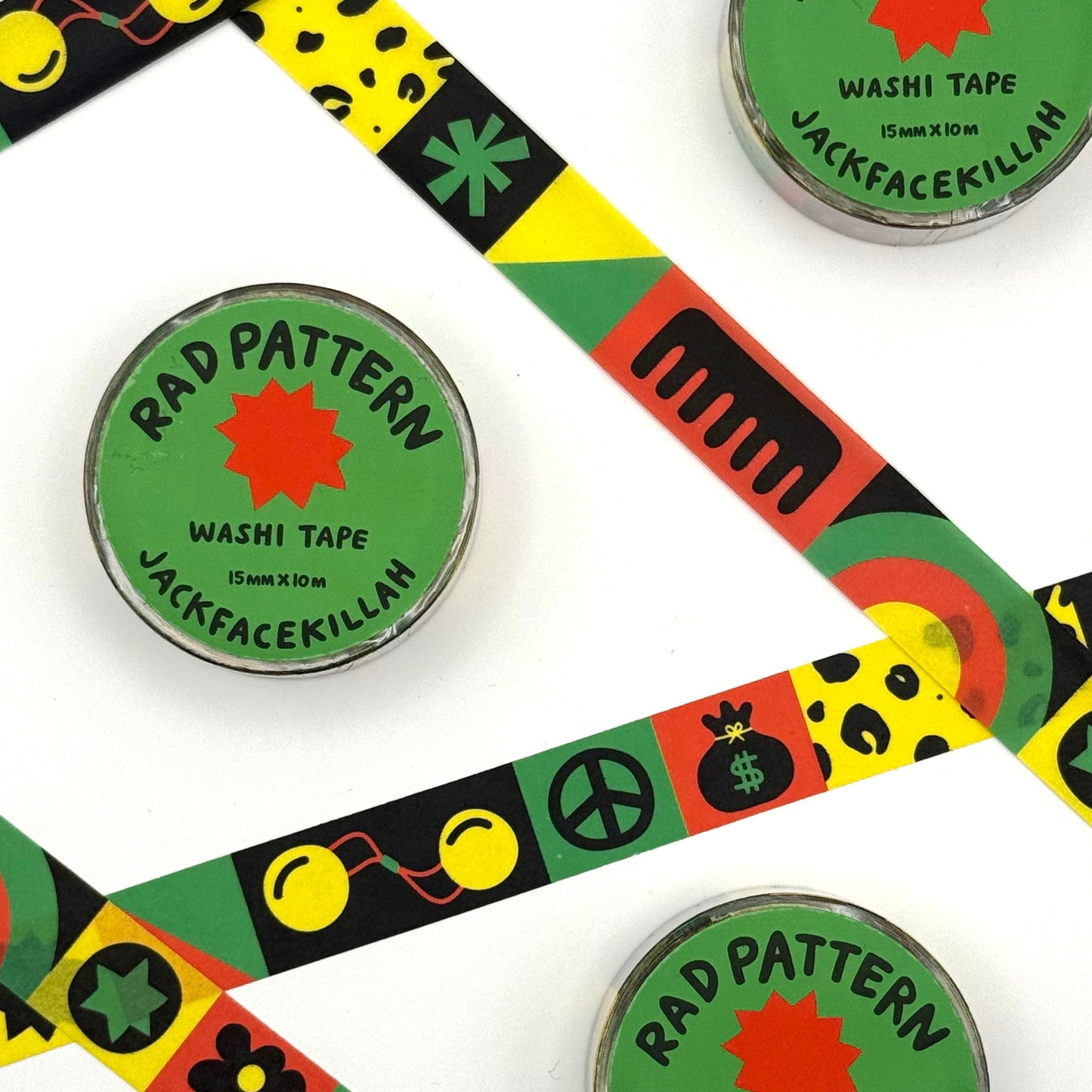 Rad pattern washi tape