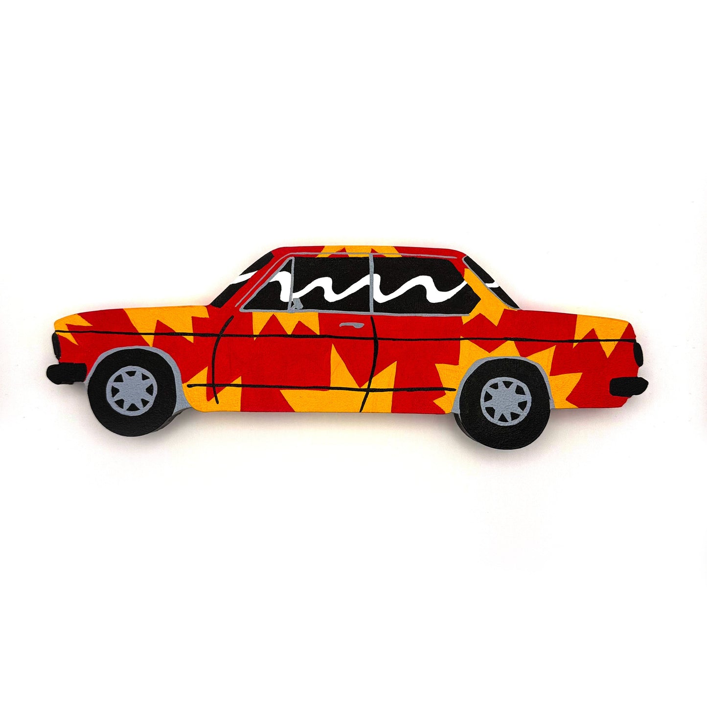 Bimmer red woodcut