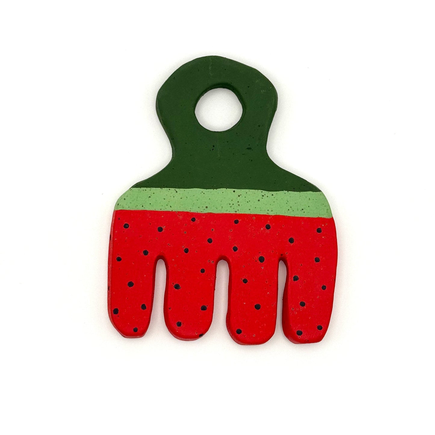 Ceramic afro pick