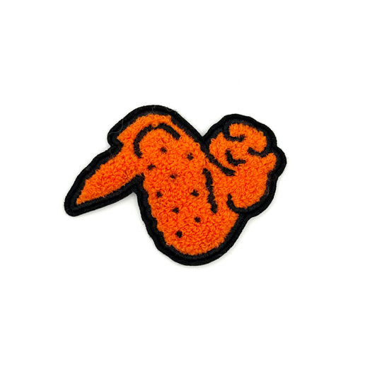 Chicken wing chenille patch