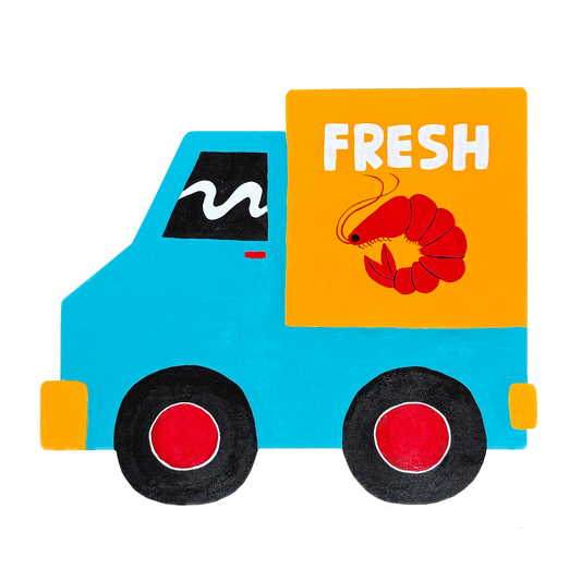 Fresh Shrimp truck